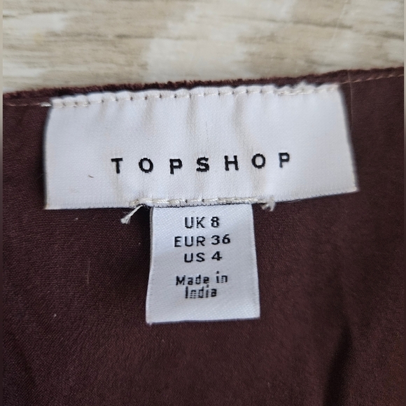 Topshop Velvet Mini Dress - Picture 12 of 13